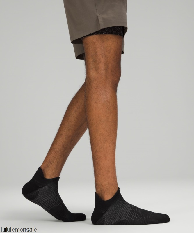 Lululemon Deutschland DELULU927 | Macropillow Tab Laufsocke Medium Dämpfend Schwarz